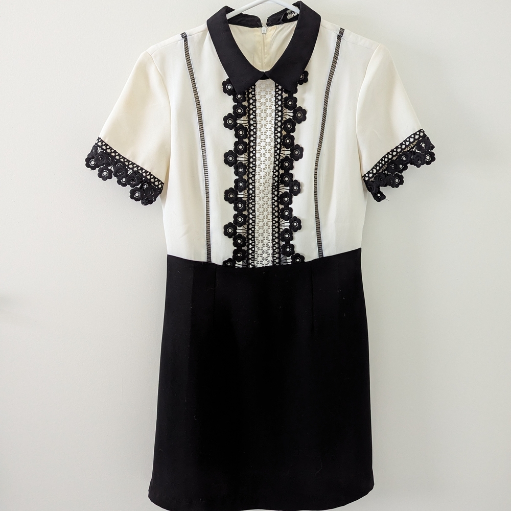Ark & Co Black and Cream Dress